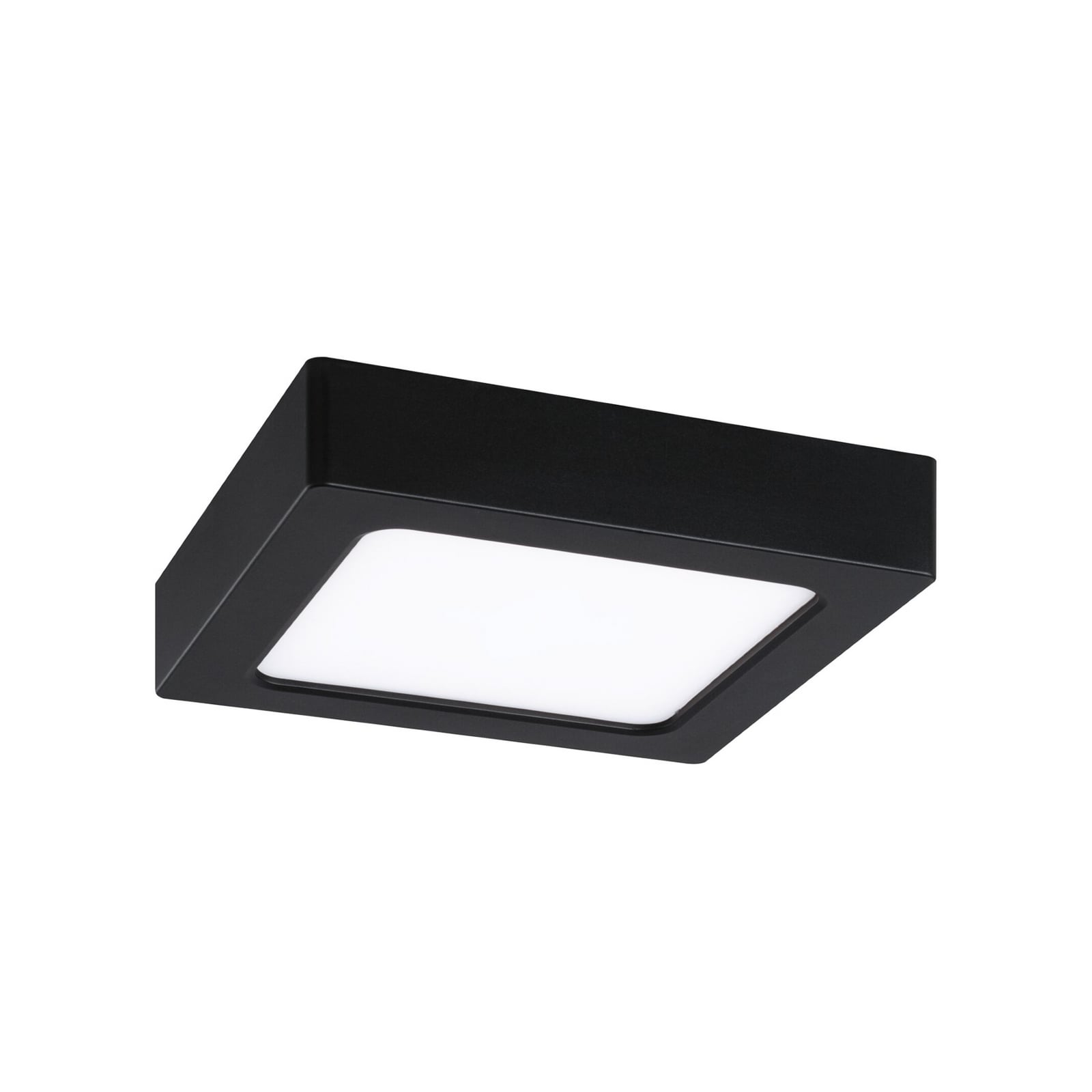 Paulmann LED-panel Abia 2, dolžina 17 cm, črn, CCT, plastika