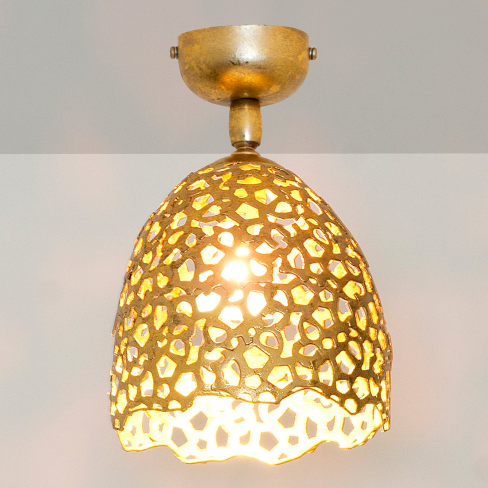 Girevole - a perforated ceiling light