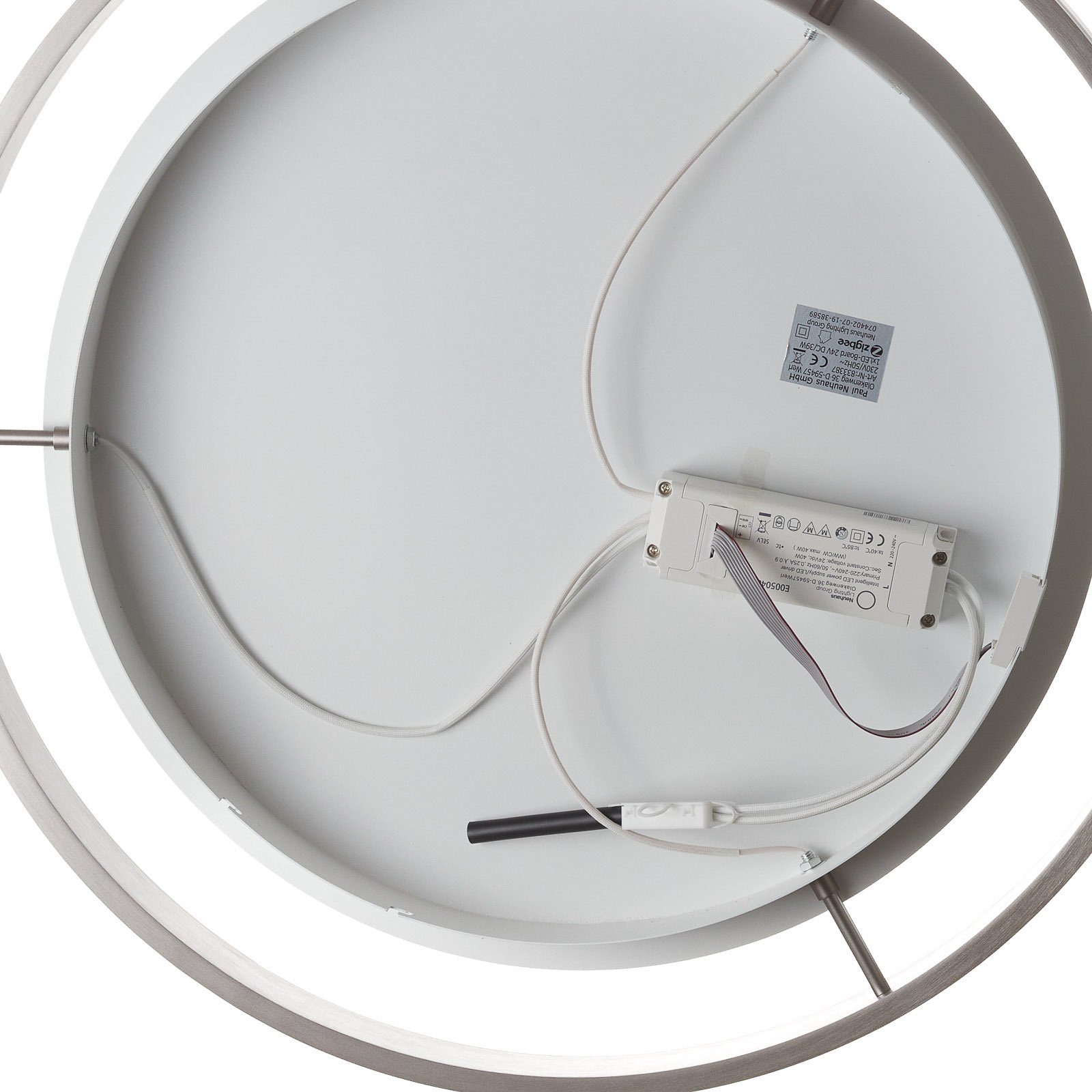 Paul Neuhaus Q-VITO LED-kattovalaisin 59 cm teräs