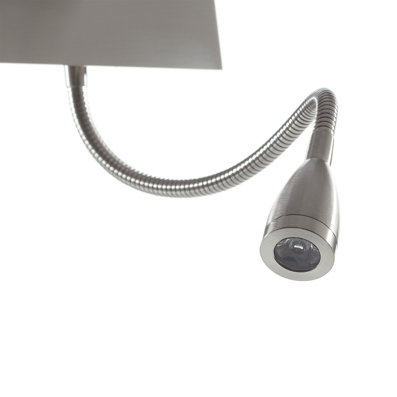Aplique 6519 con brazo de lectura LED, plateado Aplique 6519 con brazo de lectura LED, plateado