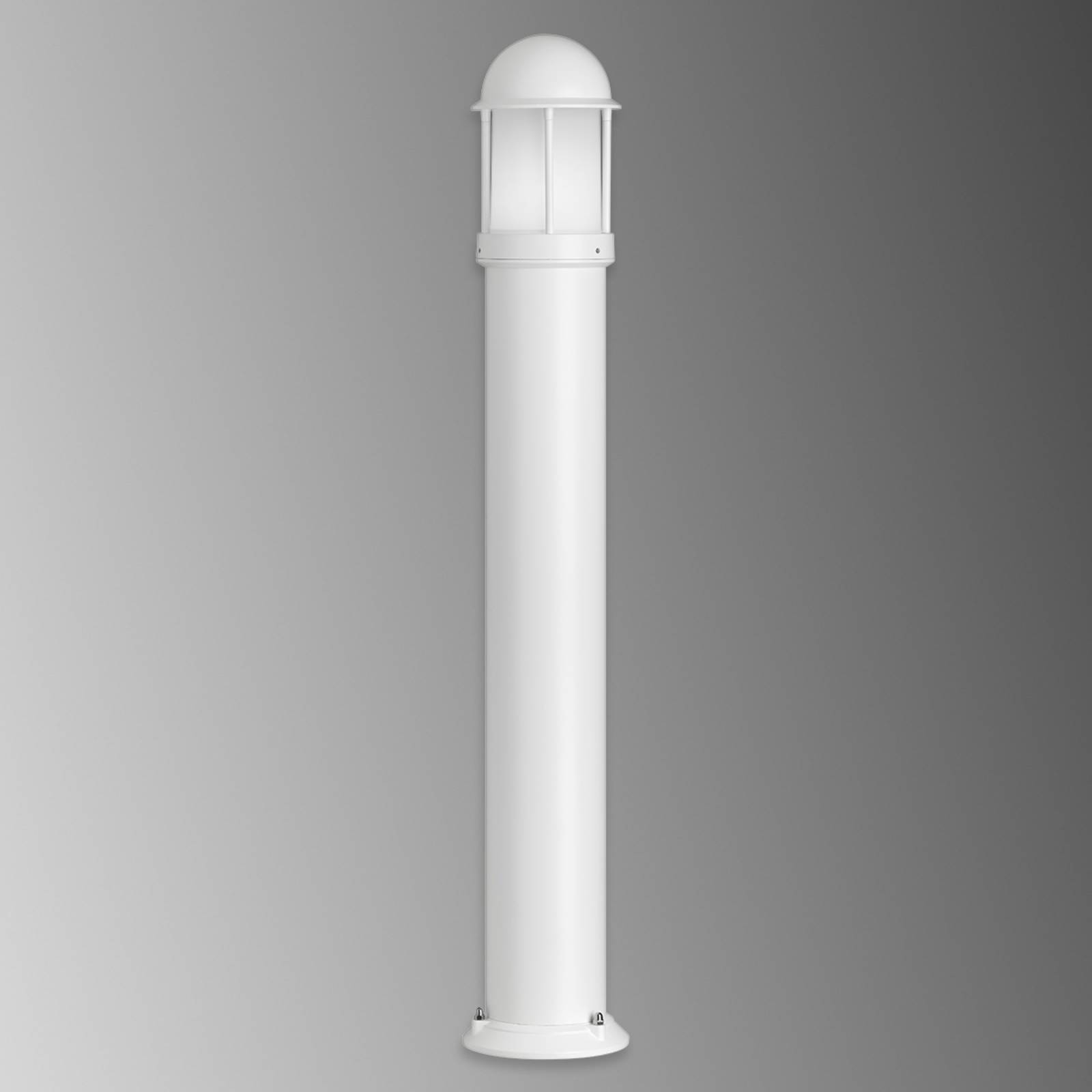 E-shop Hliníkové chodníkové svietidlo Marco, biele