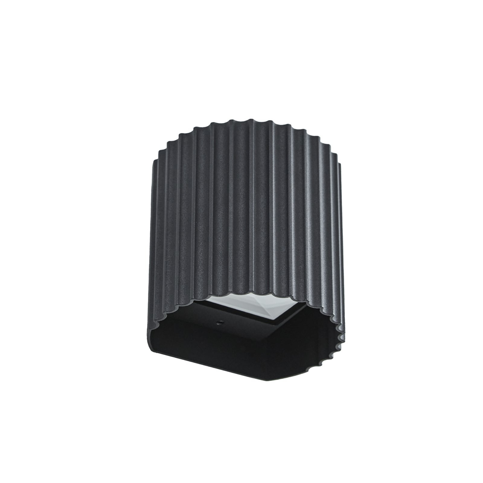 Venkovní nástěnné svítidlo Ralino LED, IP65, hliník, černá, dvouplamenová -