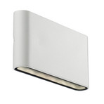 LED-Außenwandleuchte Kinver in flacher Form
