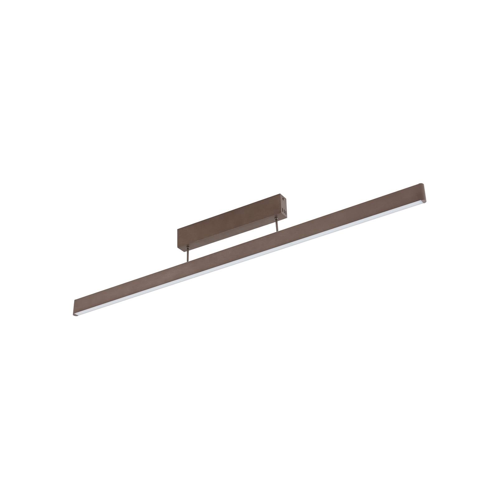 Lucande Smart LED-Deckenleuchte Mylosh, kaffee, CCT, Tuya