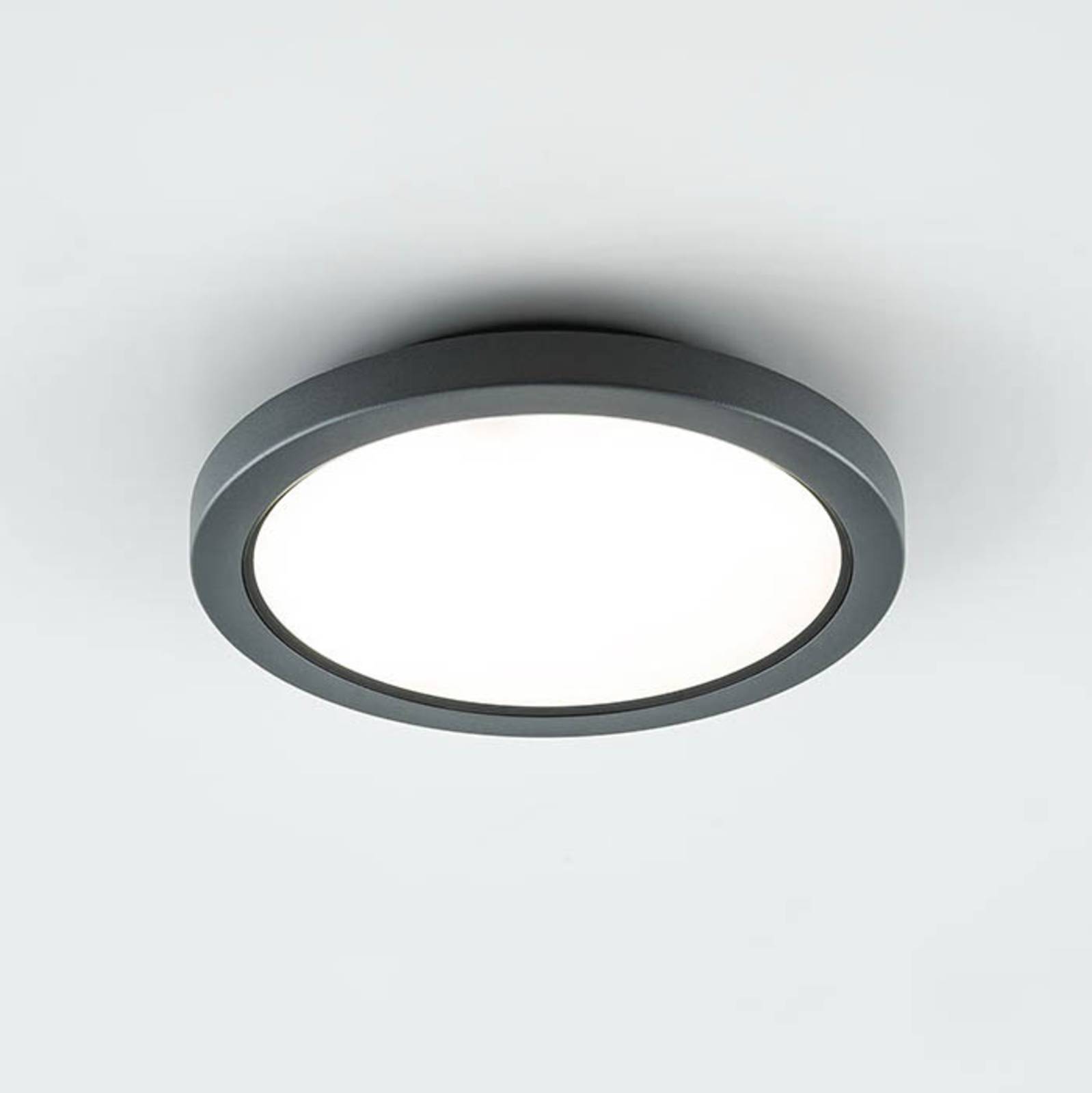 EVN Tectum plafonnier d’extérieur LED rond verre