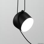 FLOS Aim Small lampă suspendată LED, negru