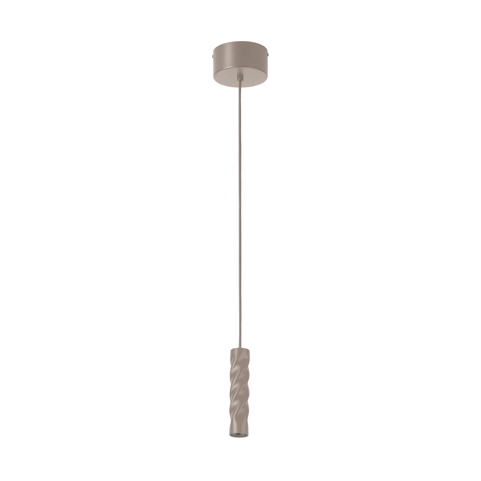 Lampada a sospensione OSRAM Decor Twirl, beige, Ø 12 cm, 1 braccio, metallo