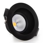 SLC One Soft LED vgradni reflektor črne barve 2.700 K