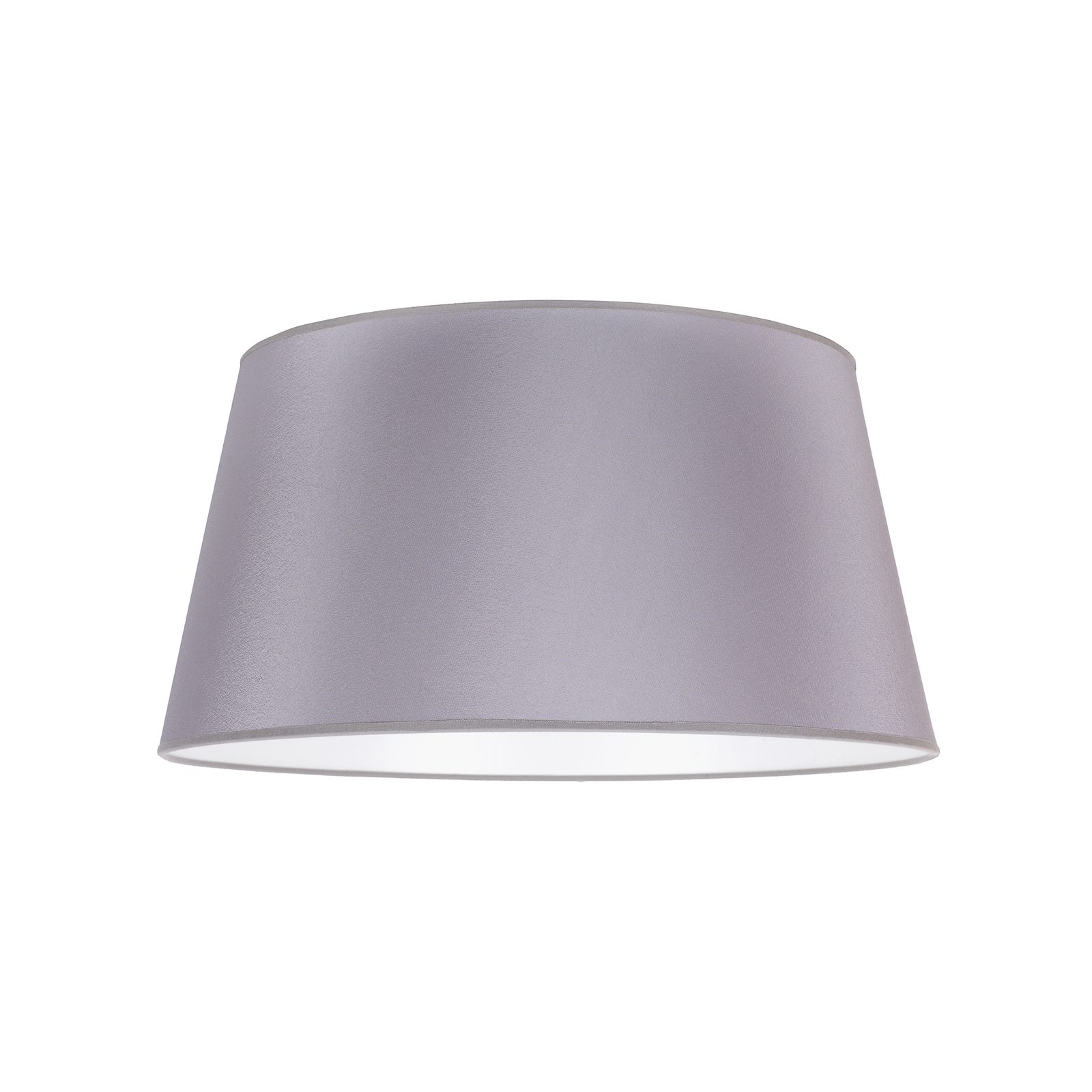 Cone lampshade height 25.5 cm, grey/white chintz