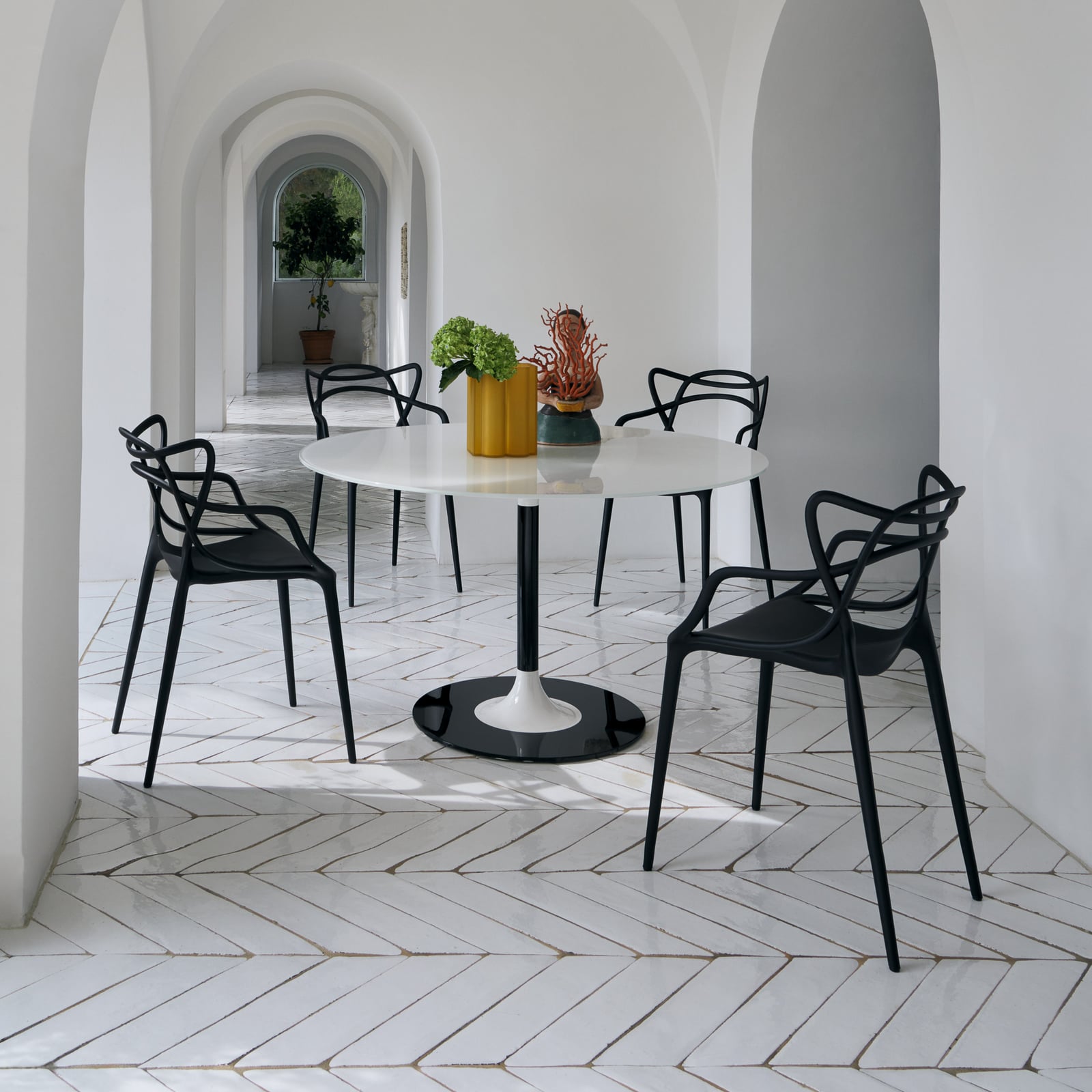 Masters chair, black, height 83 cm - Kartell