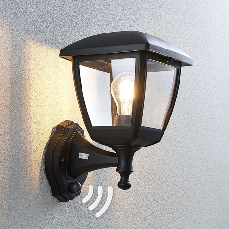 Utomhusvägglampa Acelya med rörelsedetektor