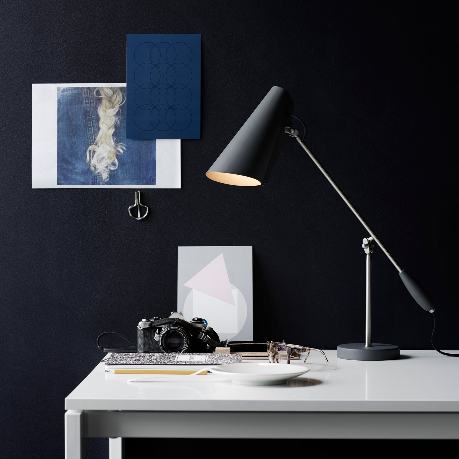 Birdy Stolová Lampa Grey - Northern