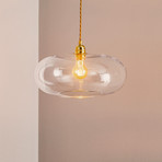EBB & FLOW Horizon Glas-Pendelleuchte klar