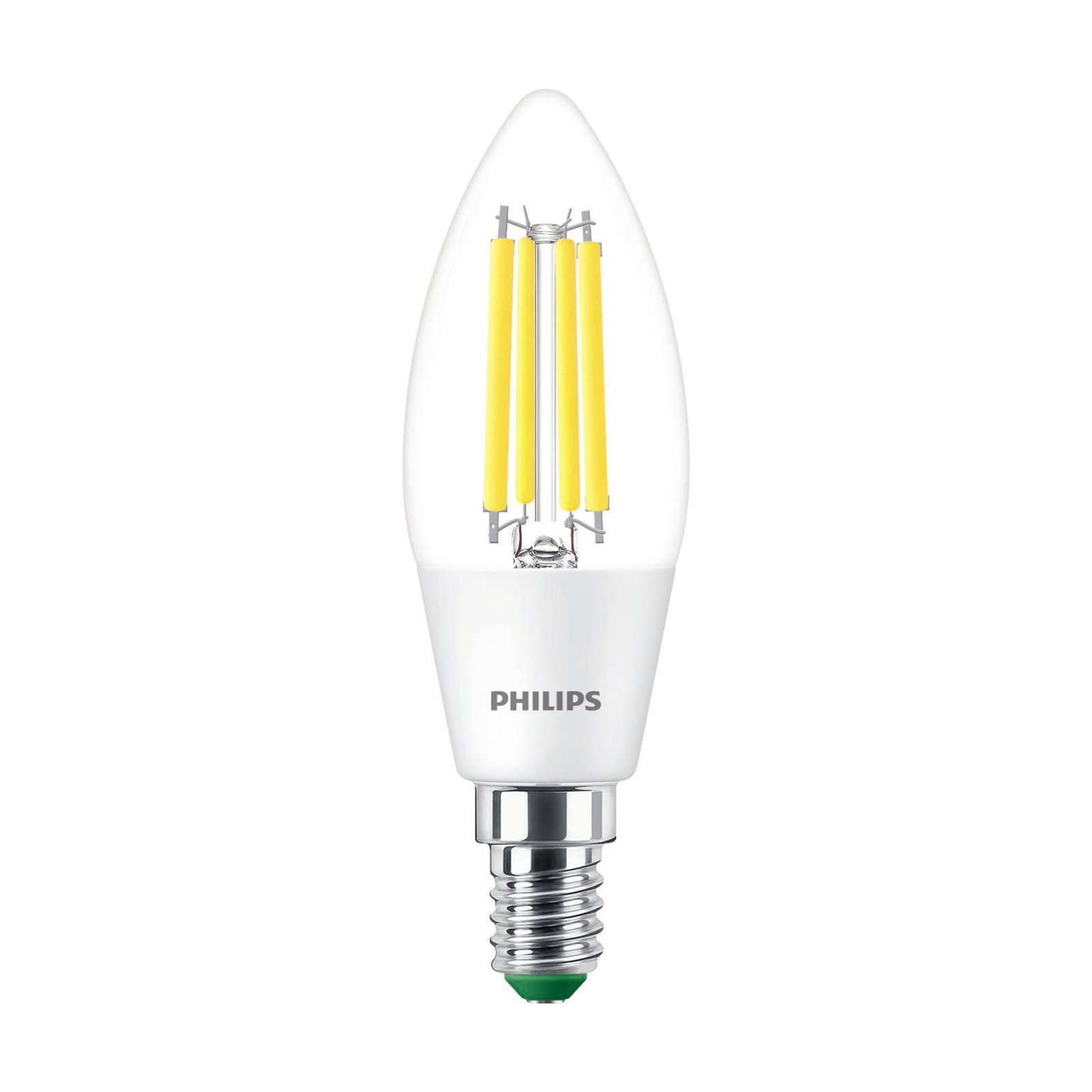 Philips E14 LED-ljus C35 2,3W 485lm 4.000K klart