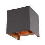 Zuzana Candeeiro de Parede Square Black/Gold - Arcchio