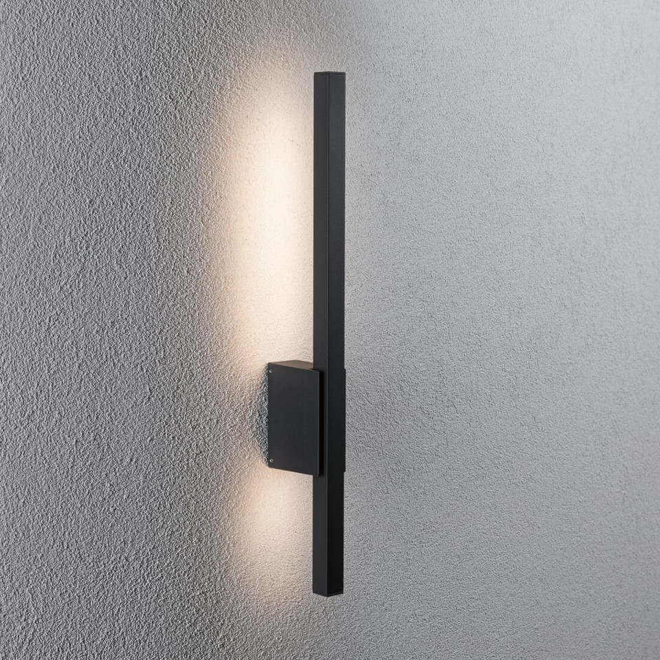 Paulmann Stan Utomhus Vägglampa H60 SWR, svart från Paulmann