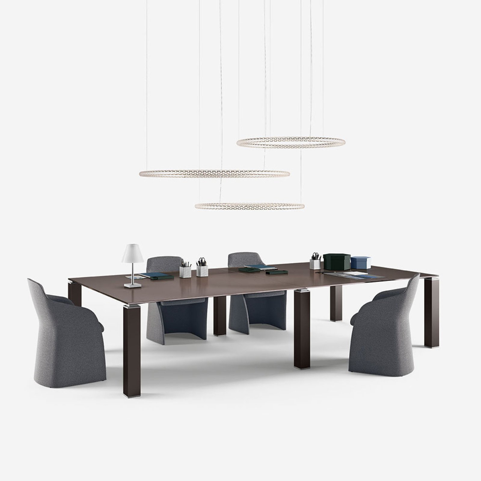 Squiggle H1 Lustră Pendul 2700K Matt White - Rotaliana