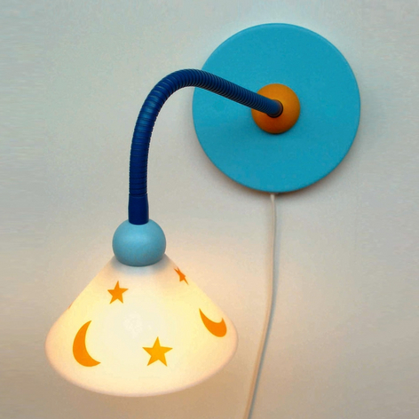 Biegsame Kinderzimmer-Wandleuchte PRINZ