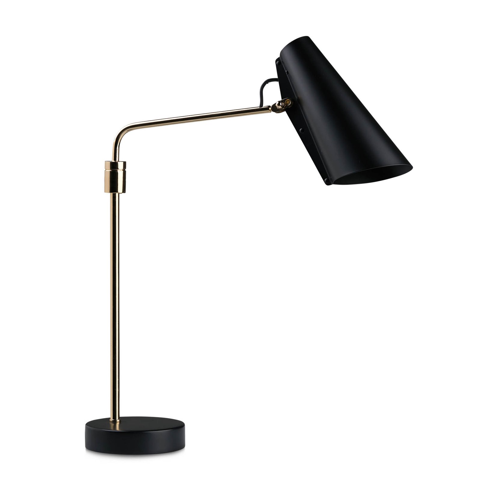 Birdy Table Lamp Swing Black/Brass - Northern