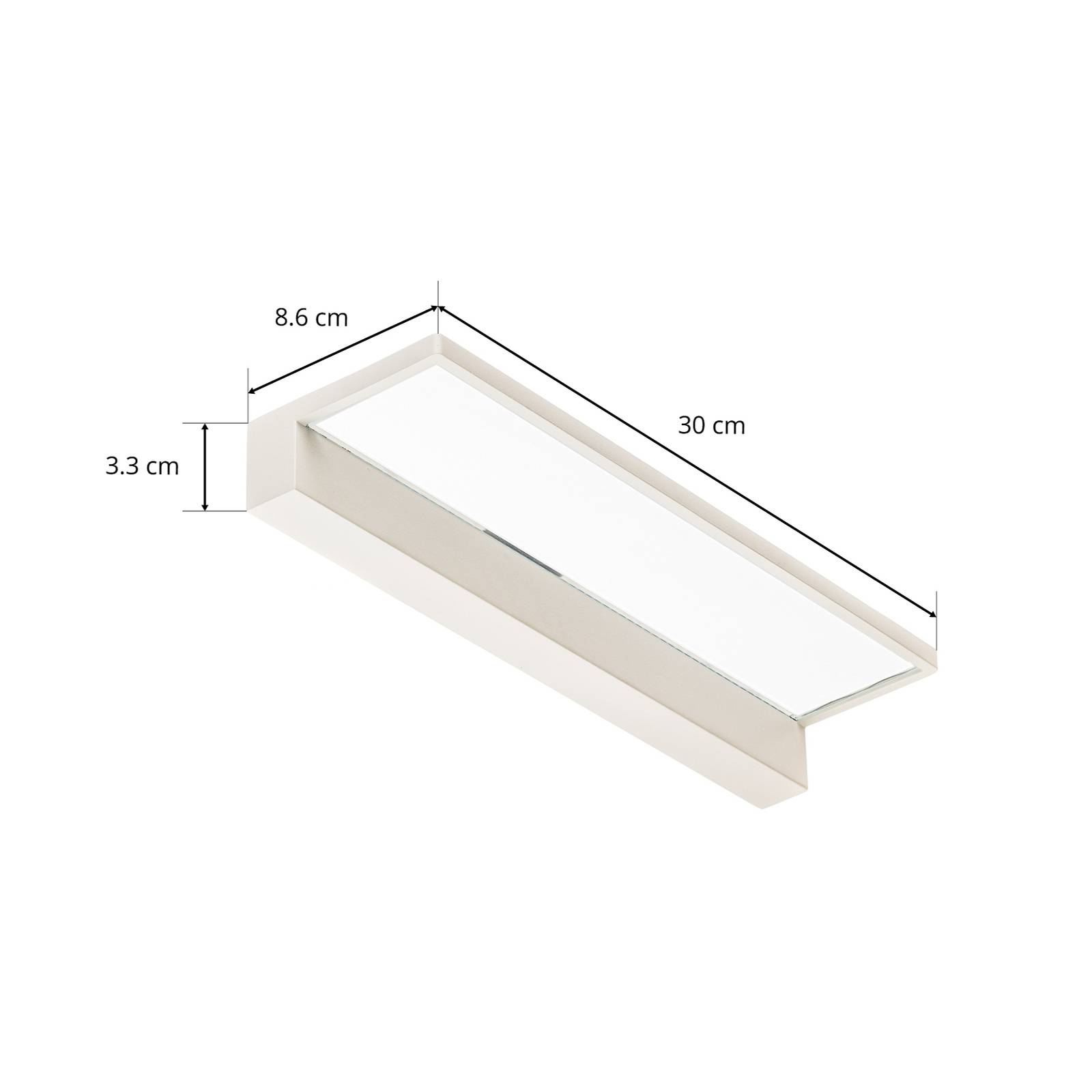 serien.lighting Crib Wall kinkiet LED, biały