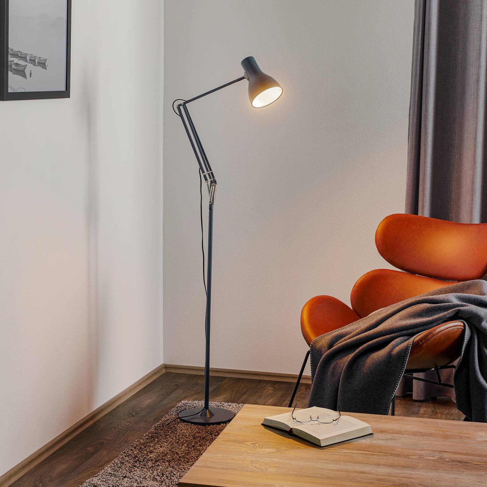 Image of Anglepoise Type 75 lampadaire gris ardoise 5019644326877