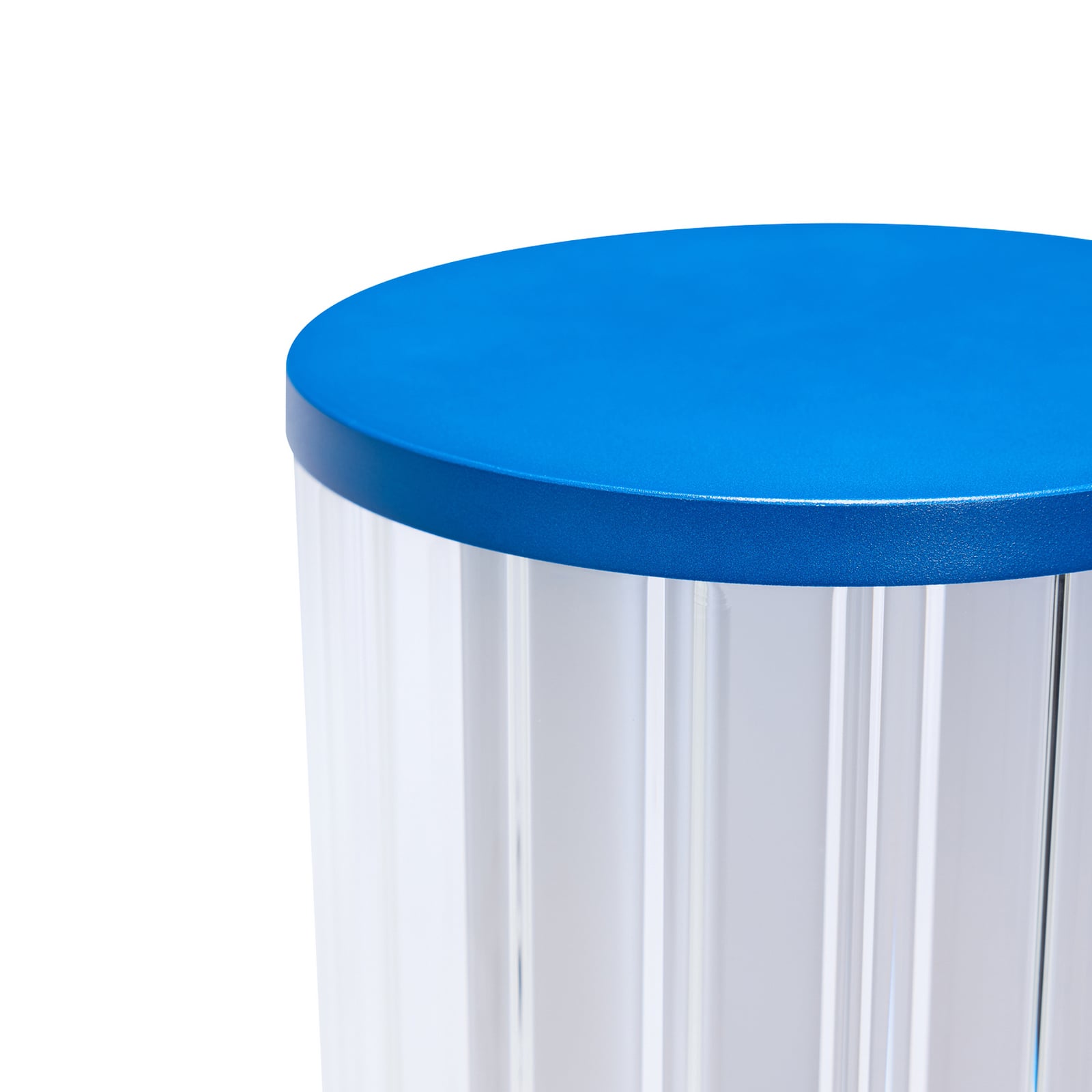 Aru LED-bordslampa, blå/klar, höjd 30 cm – Hübsch