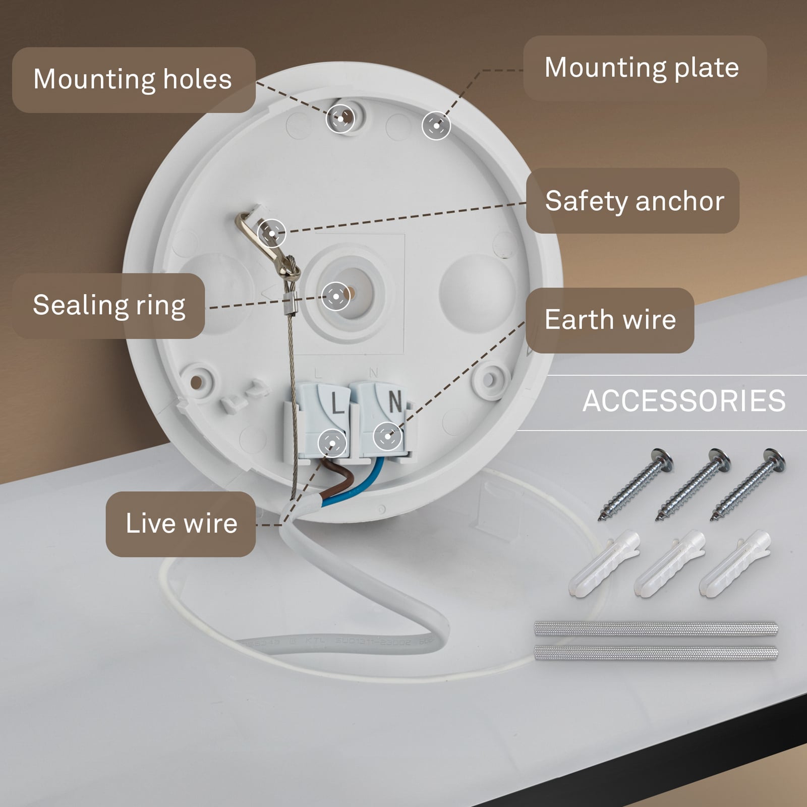 LED-panel Shallow med fjärrkontroll och CCT, 42 x 42 cm, svart,