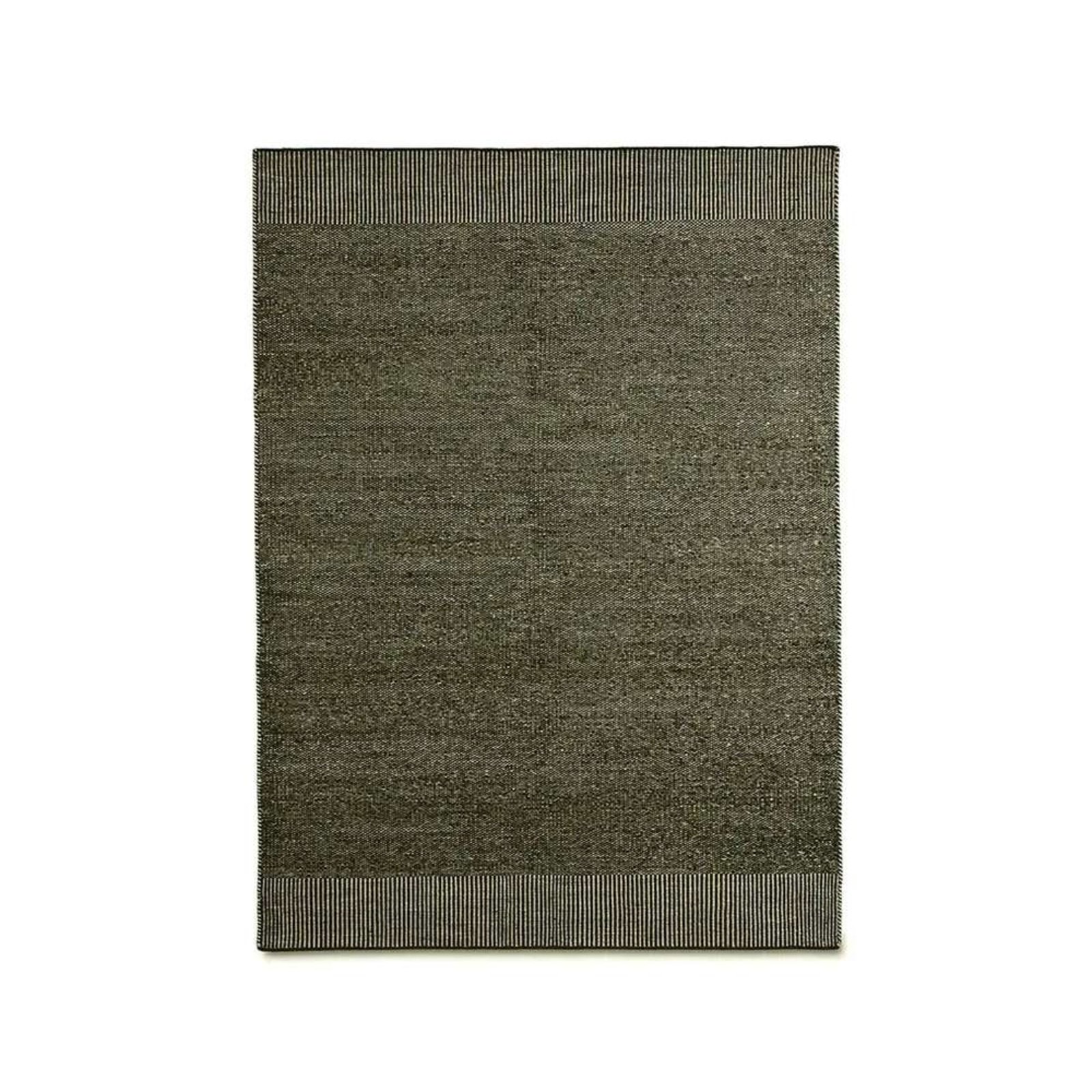 Rombo Rug White/Moss Green 140x90 - Woud