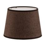 Classic S lampshade, woven, brown
