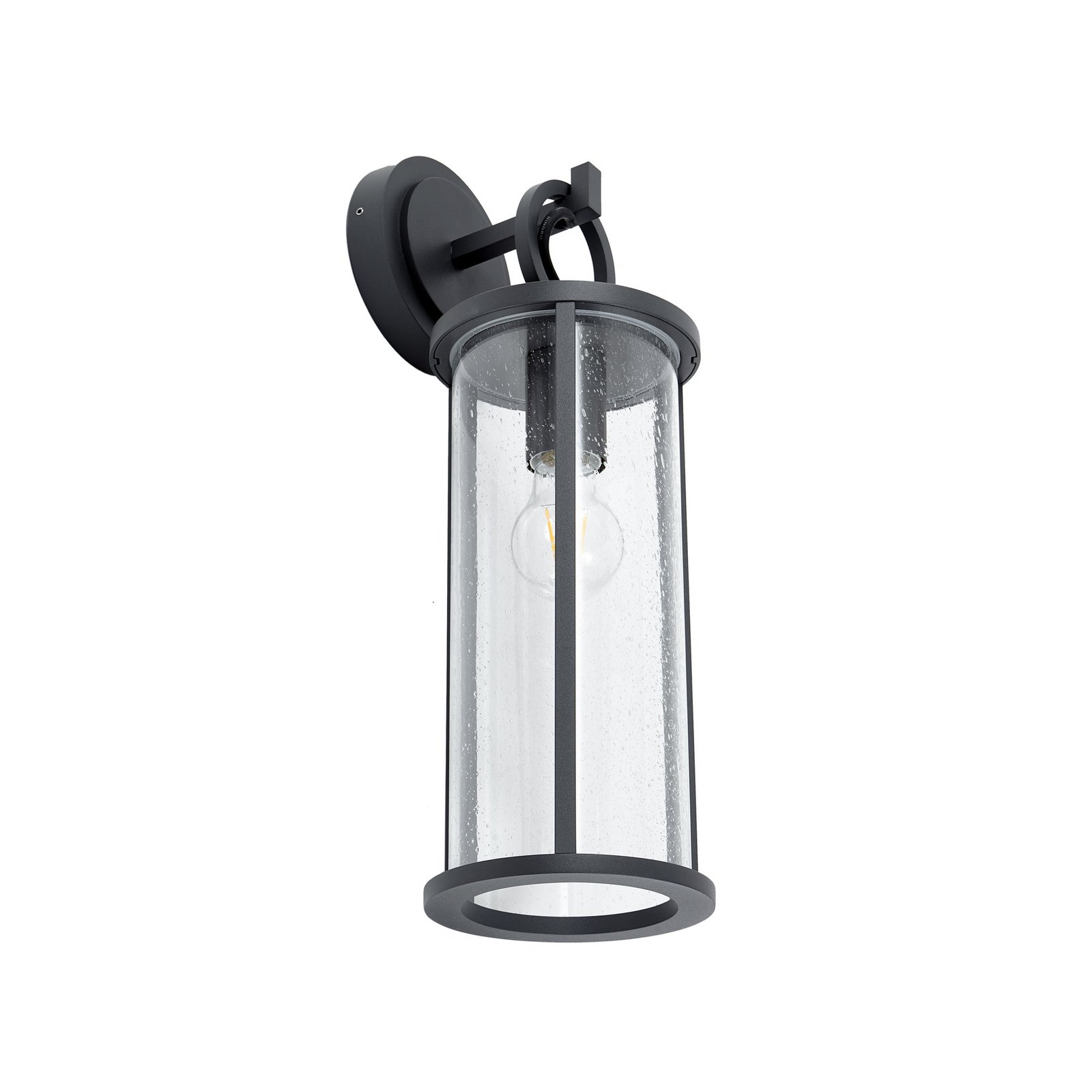 Lucande utendørs vegglampe Emmeline, bobler, aluminium, høyde 45 cm