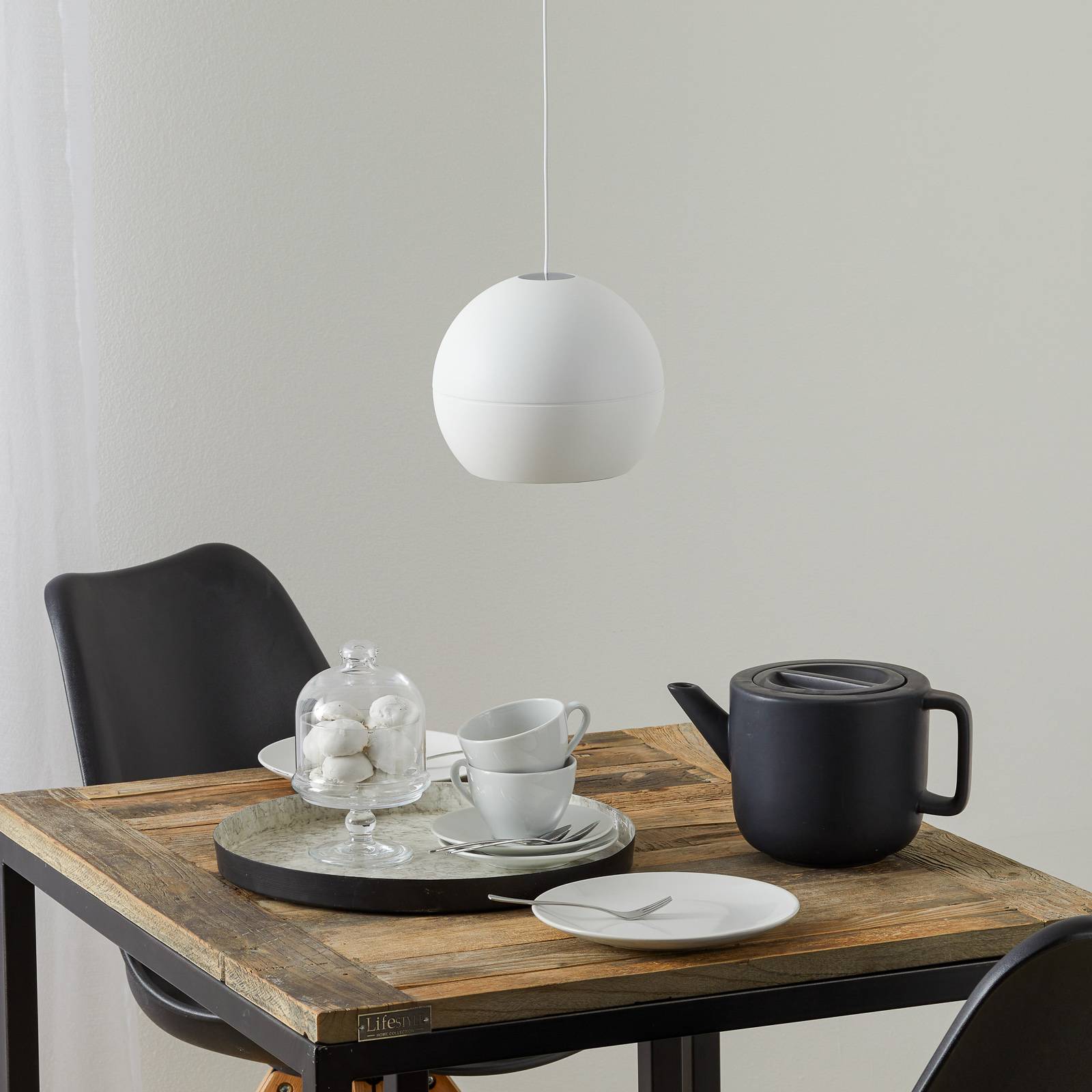 Bega Studio Line lampa wisząca DALI, aluminium Ø19 cm