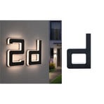 Paulmann LED solar letter d