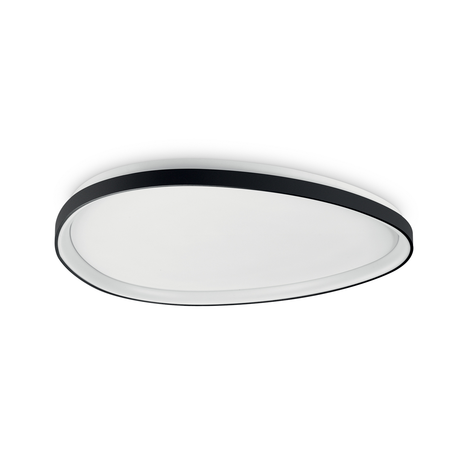Candeeiro de teto LED IDEAL LUX Gemini, preto, 81 cm, 4000 K, ligar/desligar Candeeiro de teto LED IDEAL LUX Gemini, preto, 81 cm, 4000 K, ligar/desligar
