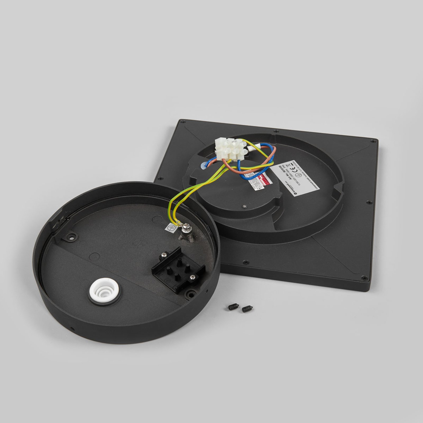 Mabella Outdoor Ceiling Lamp w/Sensor Dark Grey/White - Lucande