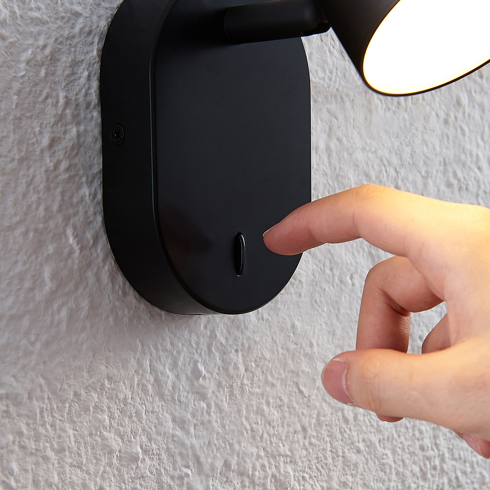 Marrie LED Aplique de Pared Black - Lindby