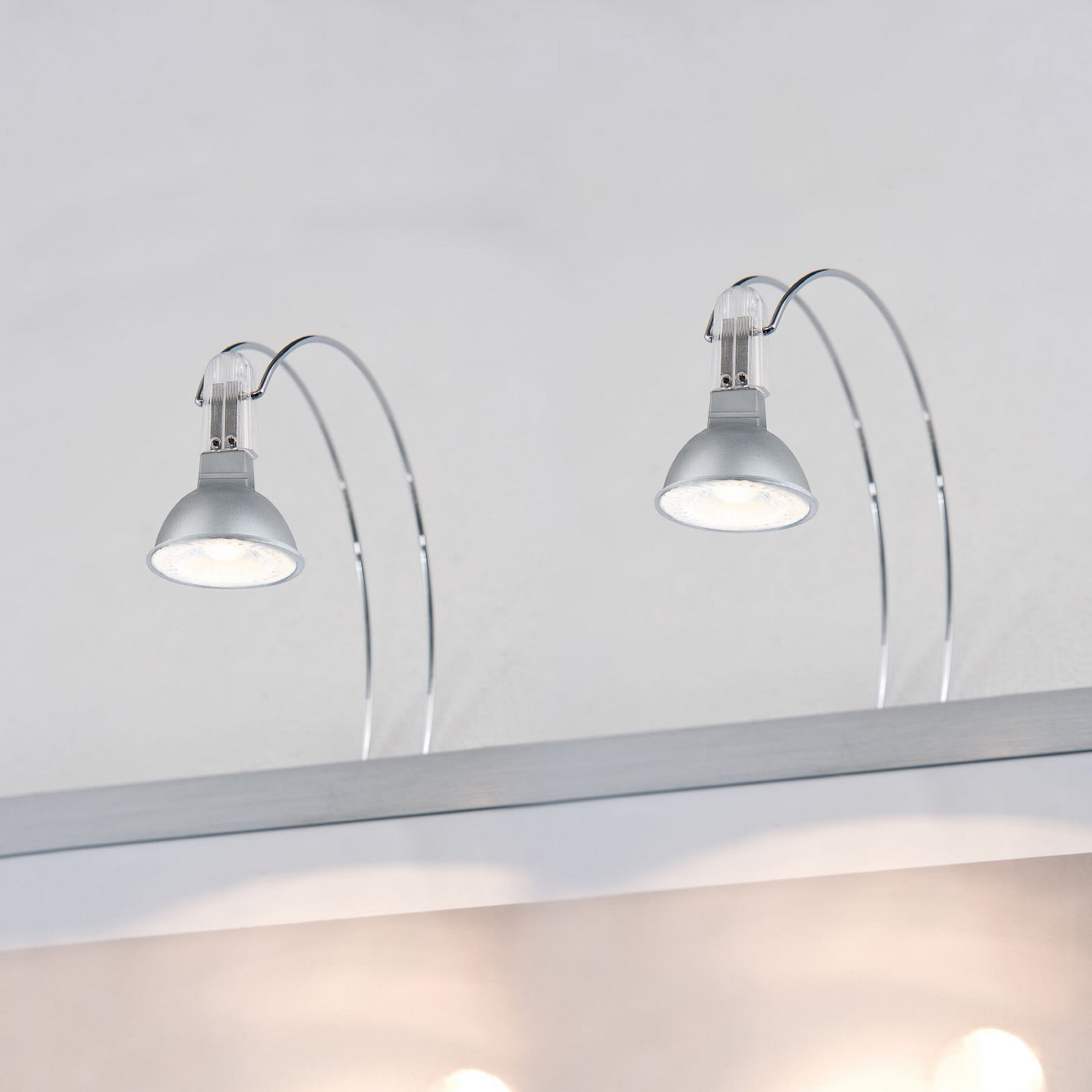 Lampa cu oglindă Paulmann Galeria cromată 30 cm set de 2 bucăți GU5.3 - Hol - Modern - Metal