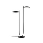 Lampadaire d'extérieur LED Sylvara, à 2 lampes, CCT, noir, IP44