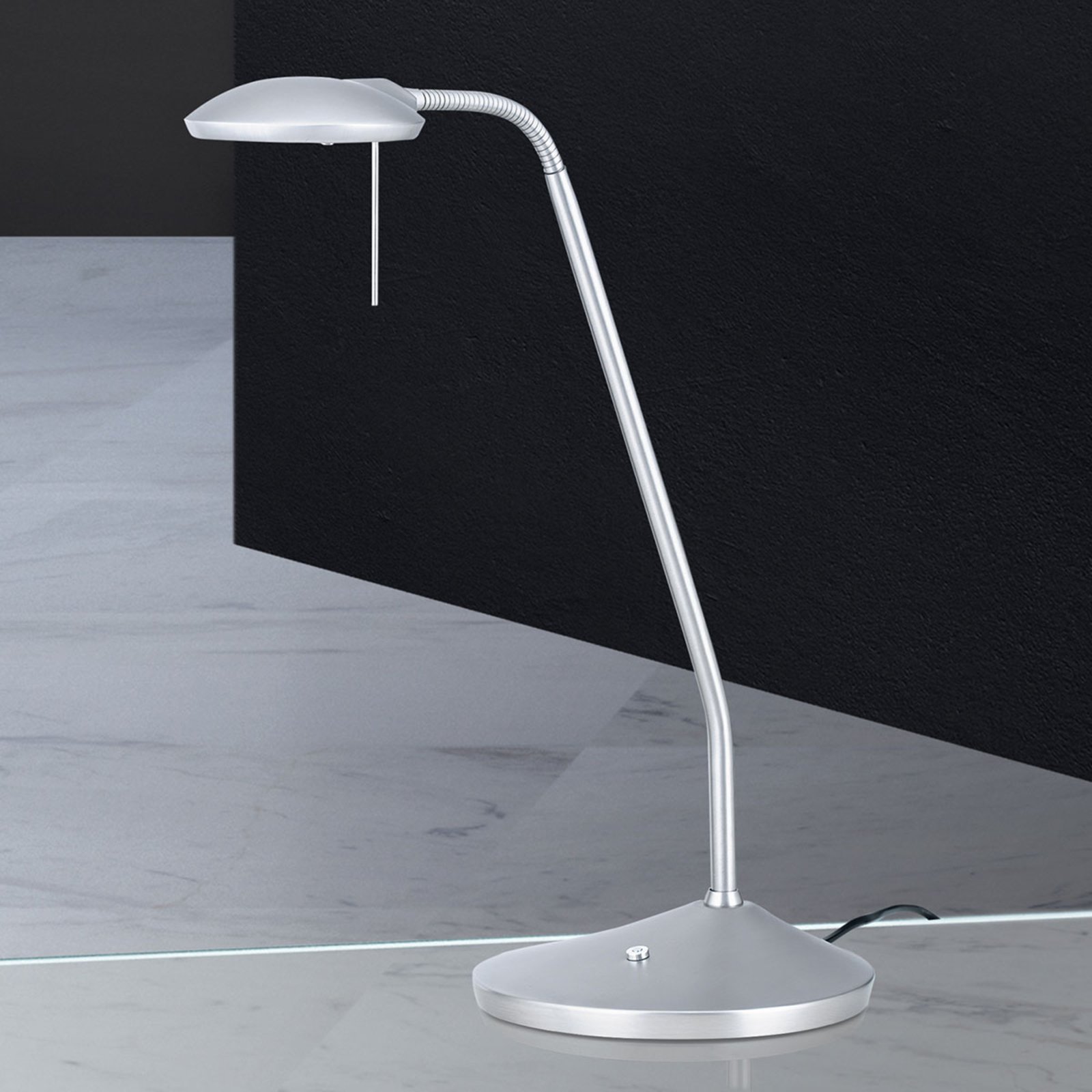 Lampada LED da tavolo Cobra, luce bianca variabile