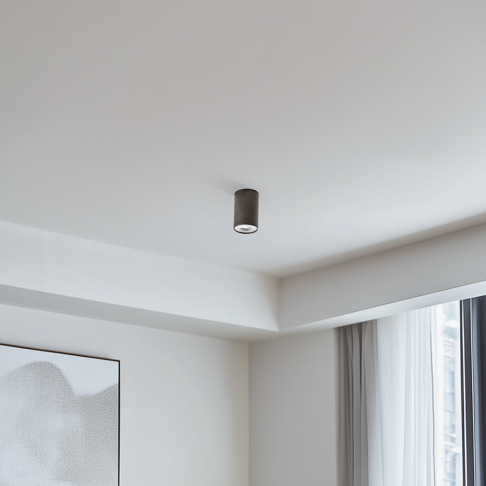 Downlight Top, 1-bulb, brown