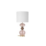 EBB & FLOW Futura table lamp Marl white, obsidian