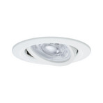 Lámpara empotrable Paulmann NOVA, blanca, Ø 9 cm, orientable, 840, atenuable