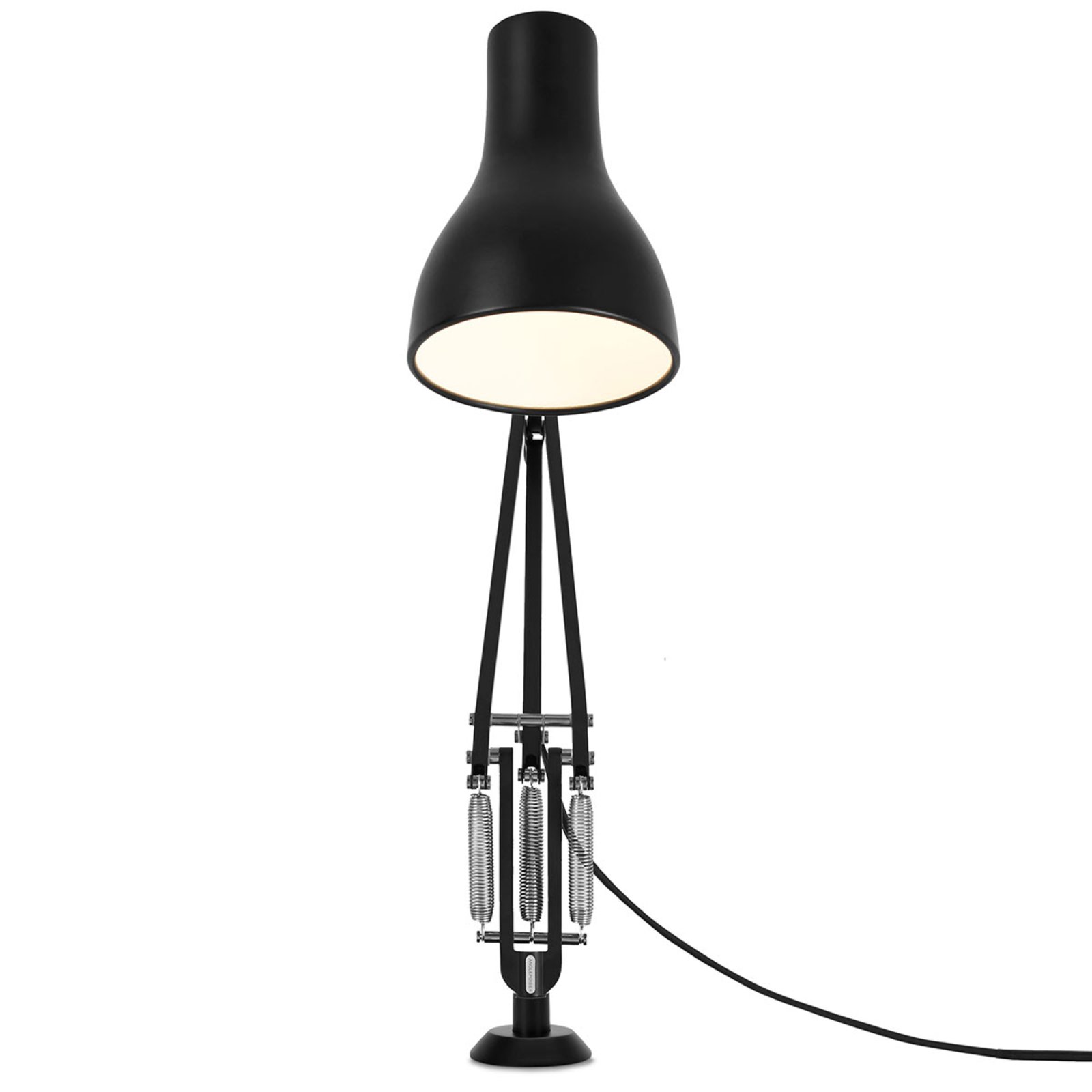Anglepoise Type 75 lampa stołowa stopa czarna