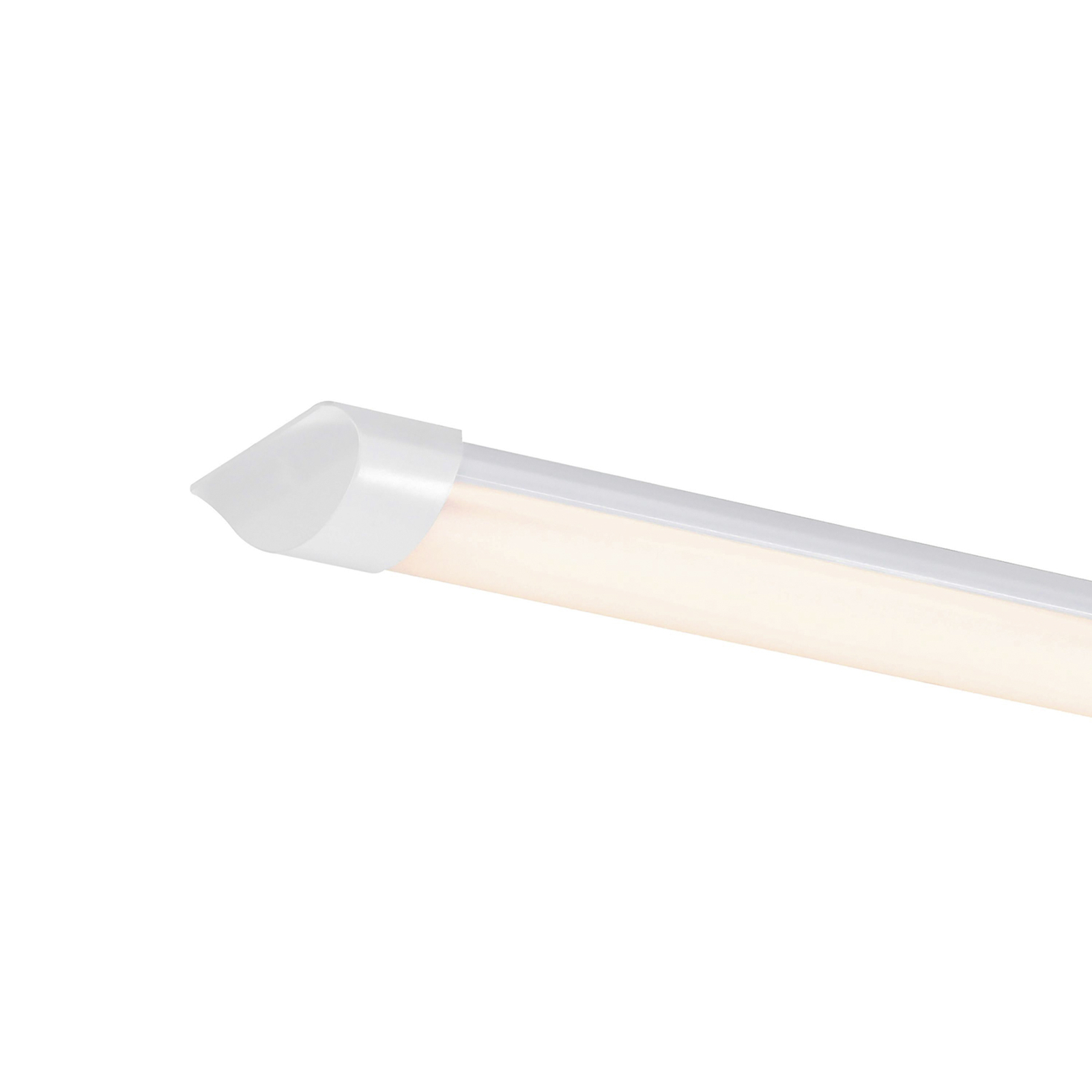 Glendale LED batten light, 59 cm, IP20, plastic, white