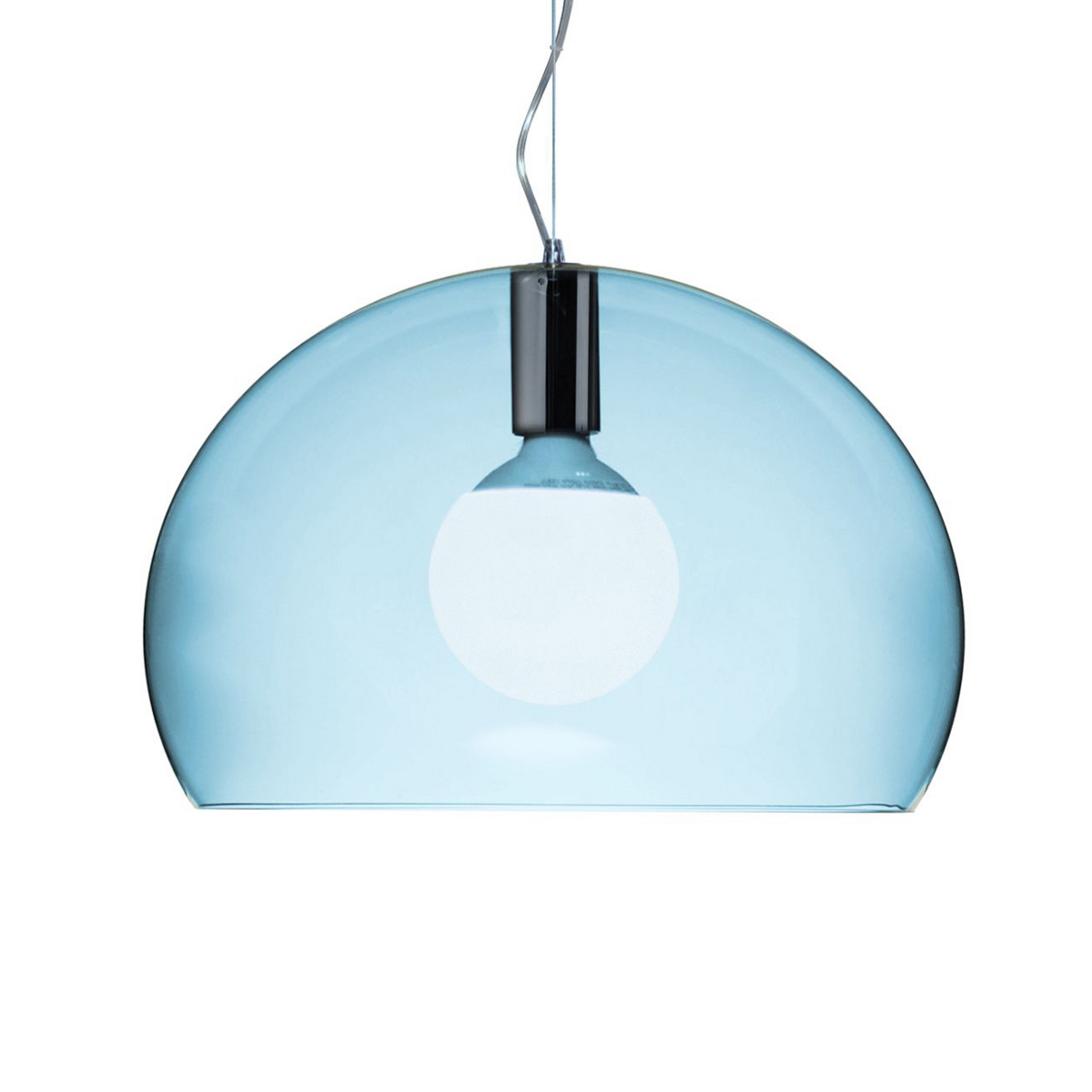 Small FL/Y Lámpara Colgante Azul Cielo - Kartell