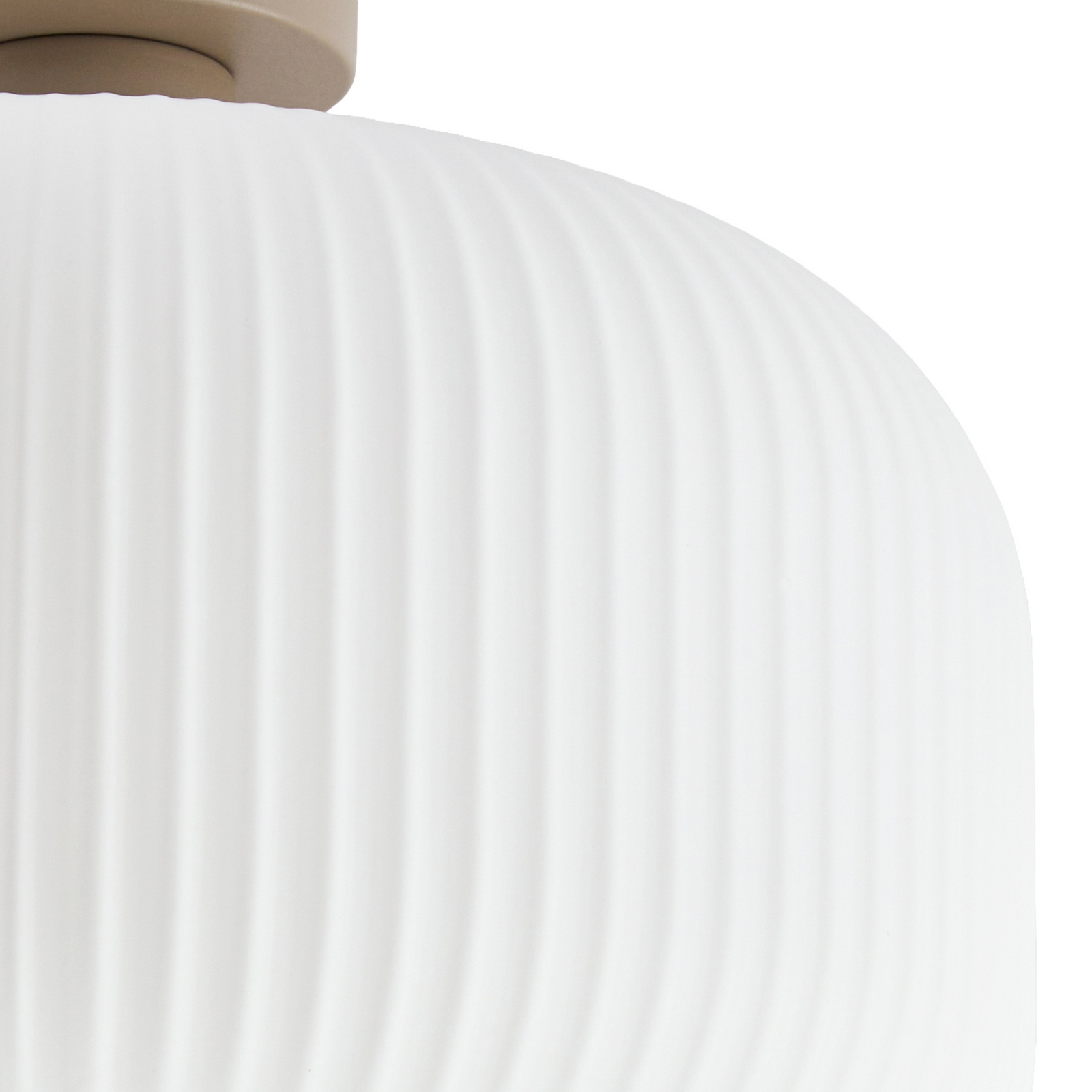 Evey Deckenleuchte, Ø 35 cm, weiß/beige, Glas - NOLA Evey Deckenleuchte, Ø 35 cm, weiß/beige, Glas - NOLA