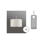Paulmann Lampenschirm Tessa, Ø 25,5 cm, Textil