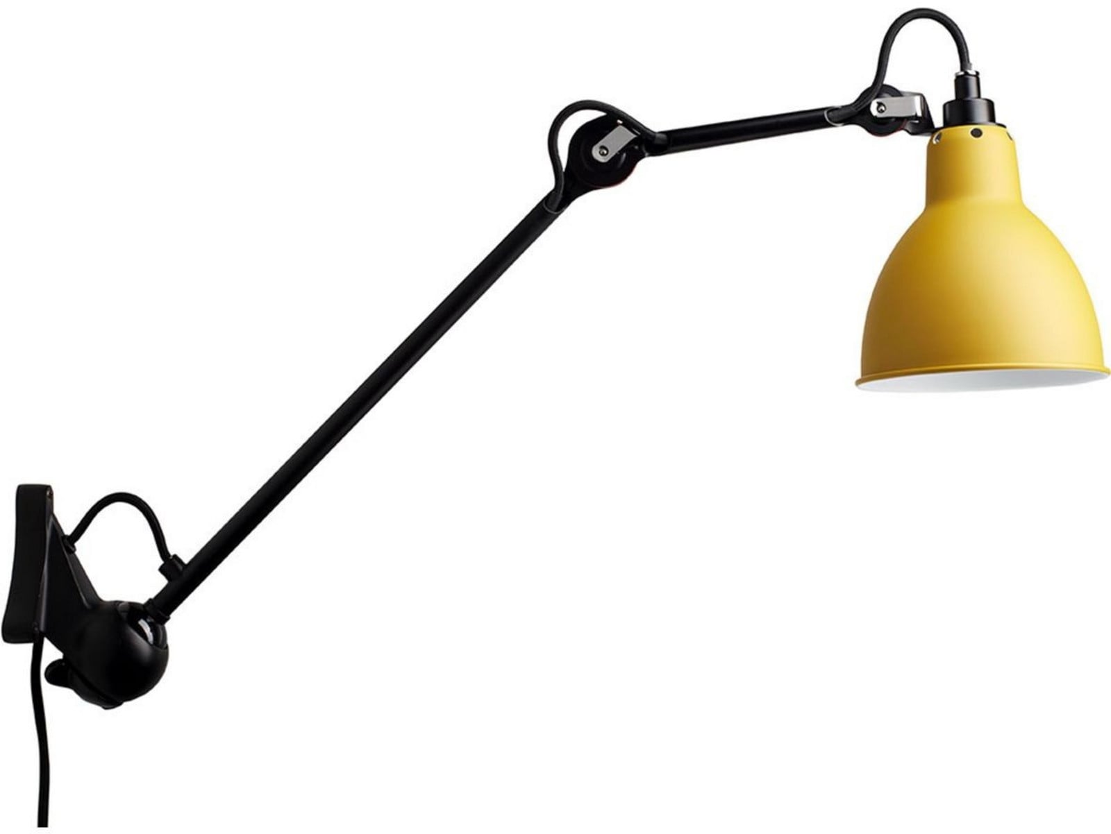 222 Wandleuchte Gelb/Schwarz Lampe Gras - Wohnzimmer - Metall
