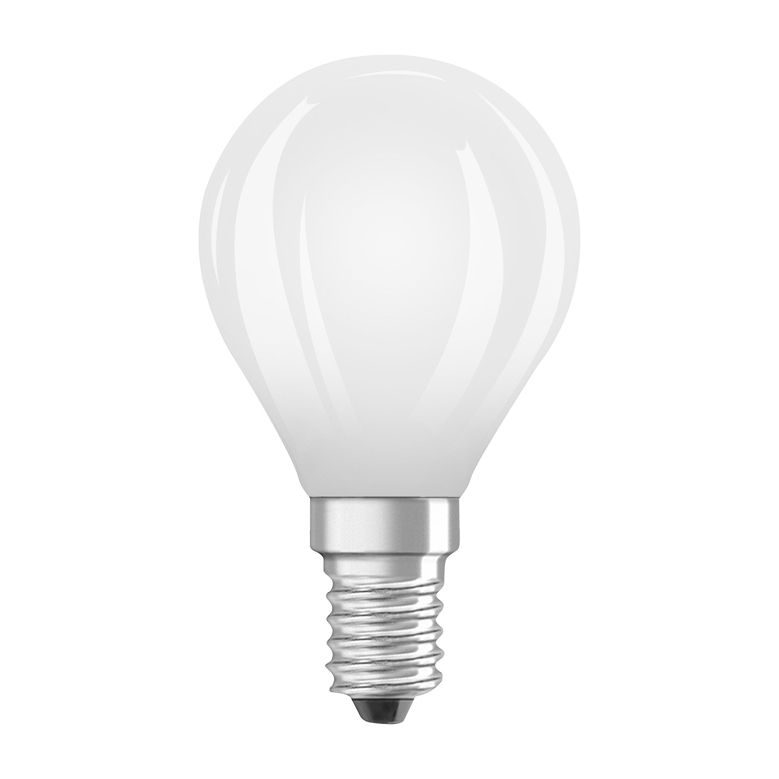 OSRAM LED-Tropfenlampe E14 4,8W matt 2.700K dimmb