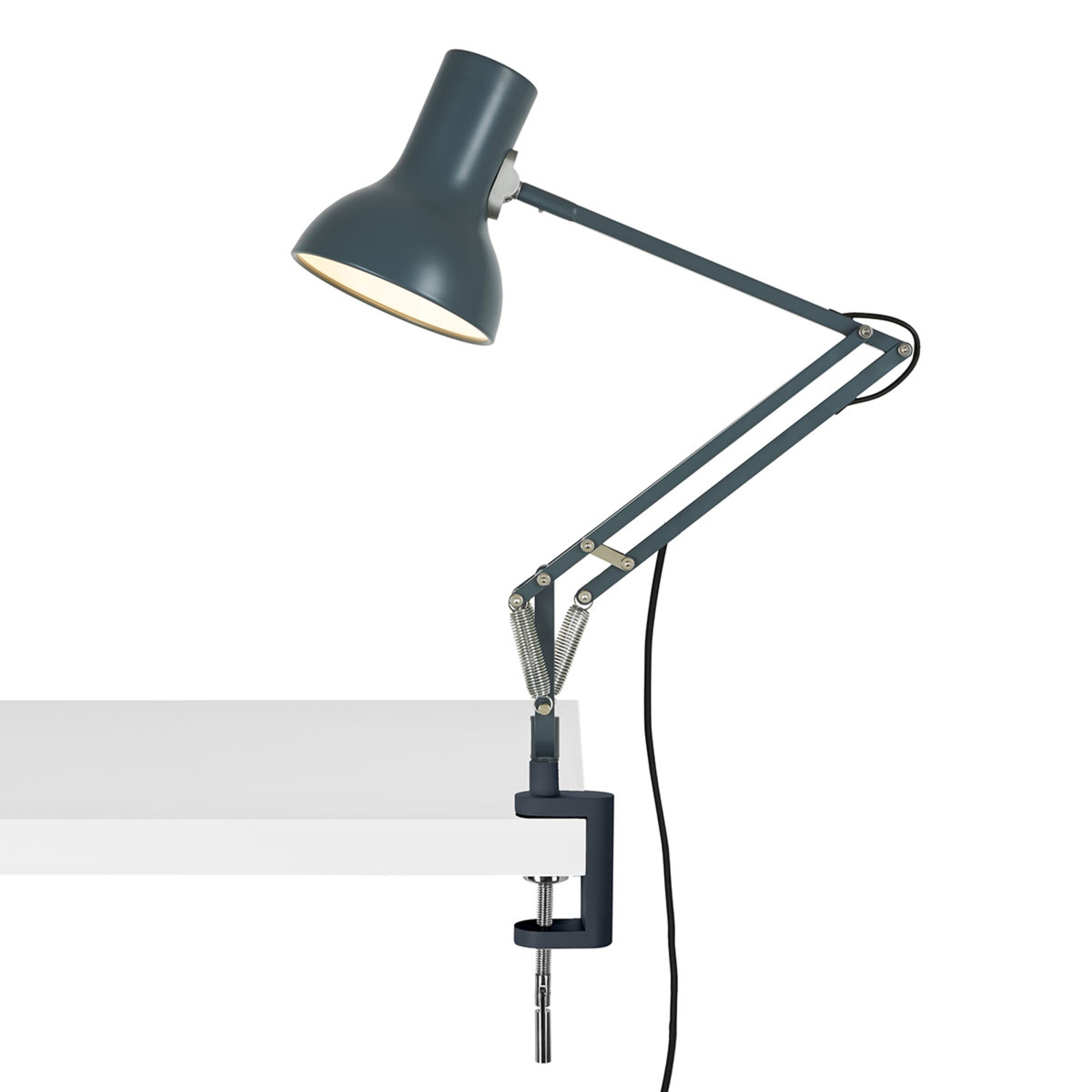 Anglepoise Type 75 Mini klemlamp lijsteengrijs