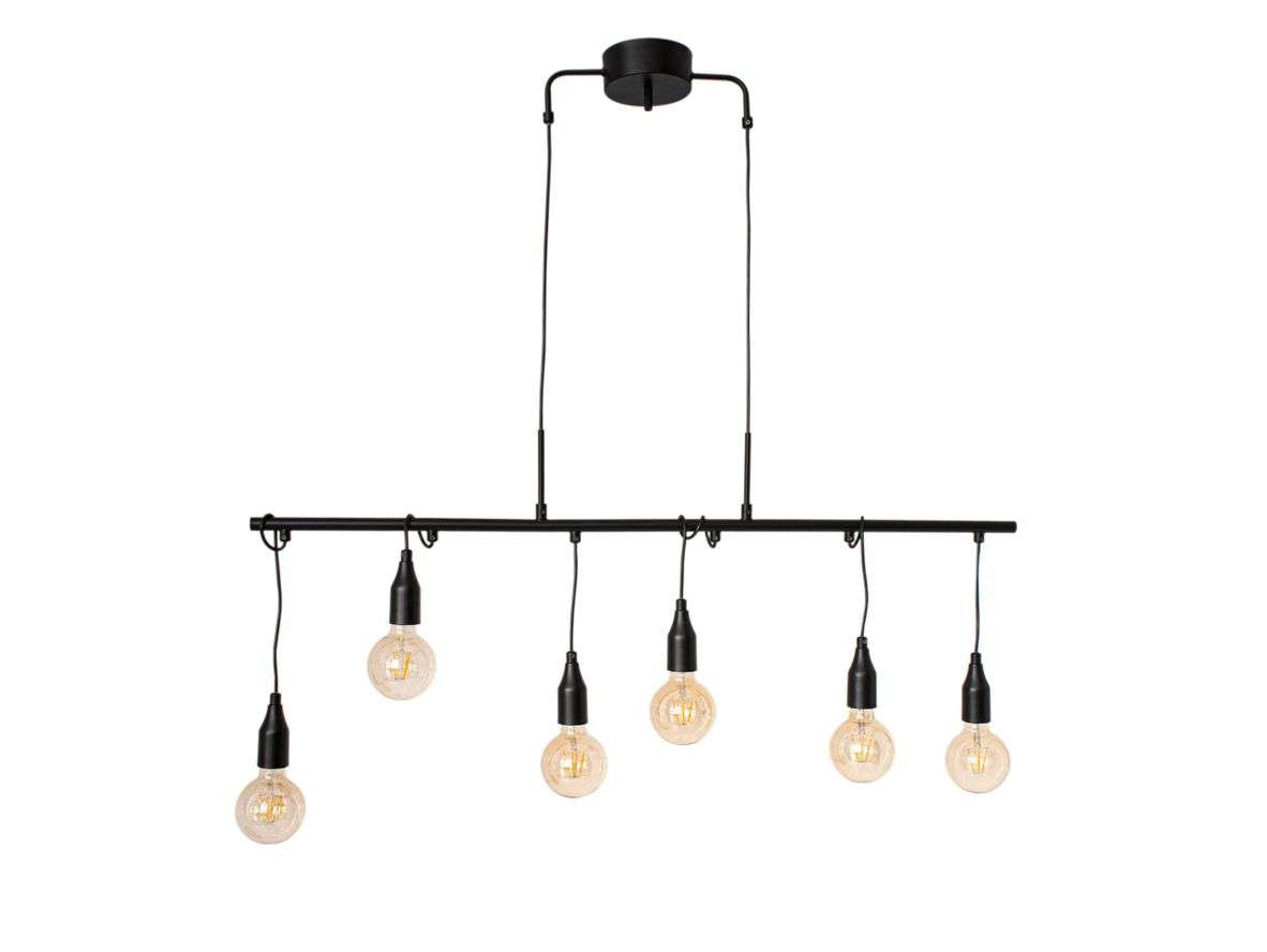 Skyline 6 Pendelleuchte Matt Black - By Rydéns